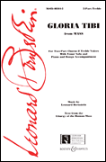 Gloria Tibi Two-Part choral sheet music cover